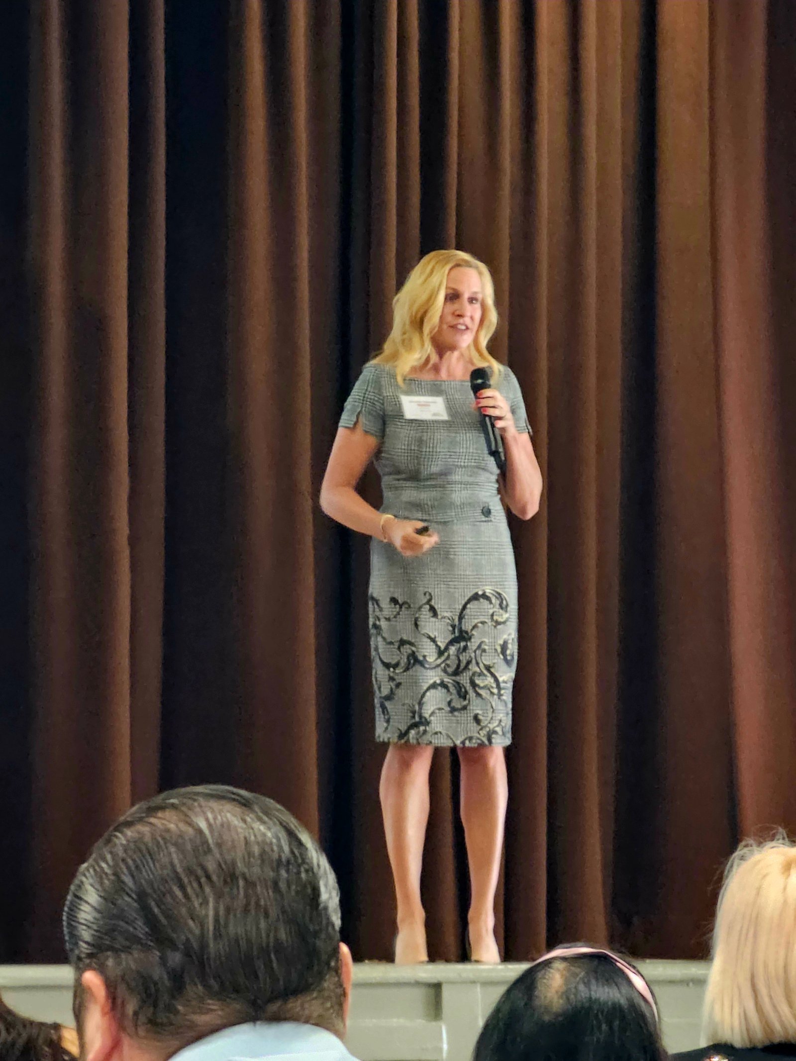 Jennifer Edwards at a conference